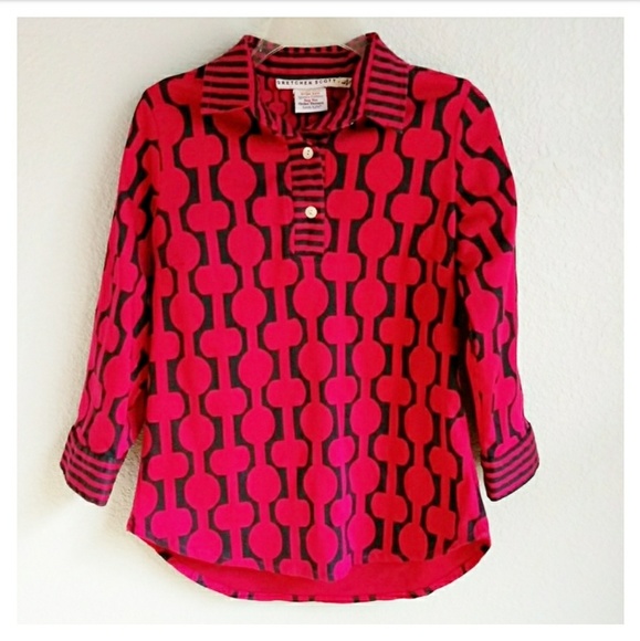 Gretchen Scott Designs Tops - GRETCHEN SCOTT | Geometric Tunic Top - Sz. L